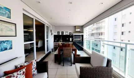 Apartamento a venda na praia das Astúrias, varanda gourmet, 03 dormitórios, com lazer completo