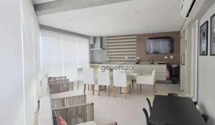 Apartamento à venda na praia das Pitangueiras, 03 suítes, 02 vagas, varanda gourmet, lazer