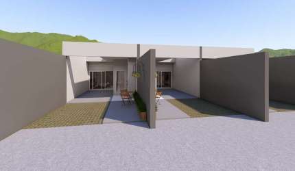 Casa geminada com suíte mais dois quartos no Boa Vista