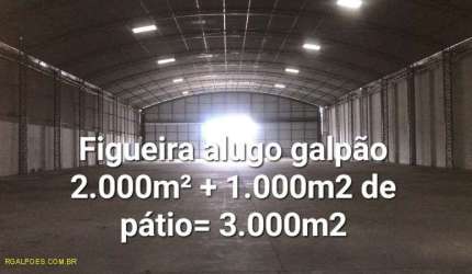 Barracão / Galpão / Depósito com 2 salas para alugar na Avenida Demétrio Ribeiro, 255, Figueira, Duque de Caxias por R$ 38.000