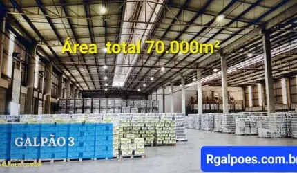 Barracão / Galpão / Depósito com 2 salas à venda na Rua Mário Pati Júnior, 4332, Fanchem, Queimados por R$ 45.000.000