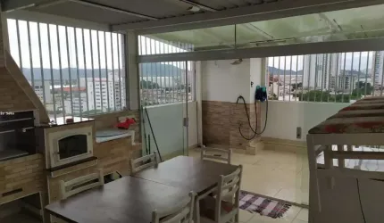 Cobertura para Venda em Santos, Aparecida, 4 dormitórios, 2 suítes, 5 banheiros, 3 vagas