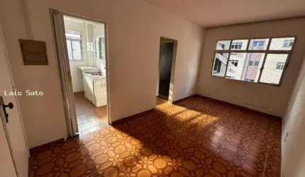 Apartamento para Venda em Santos, Pompeia, 1 dormitório, 1 banheiro, 1 vaga