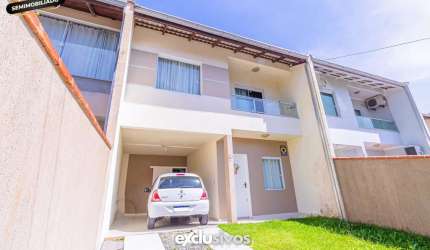 Sobrado de 107m² privativos com 1 suíte mais 2 quartos à venda no Nova Brasília
