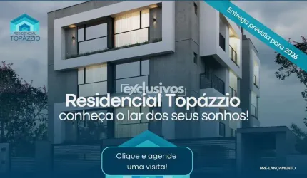 Lançamento: Apartamento 01 suíte mais 01 dormitório no Residencial Topázio à partir de R$ 319.000,00*