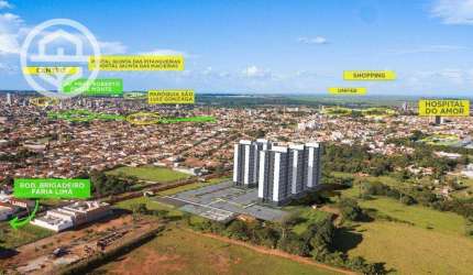 Apartamento com 2 dormitórios à venda, 52 m² - Nova América - Barretos/SP