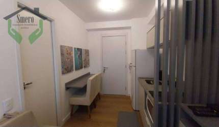 Apartamento com 1 dormitório para alugar, 25 m² por R$ 3.736,19/mês - Vila Butantã - São Paulo/SP