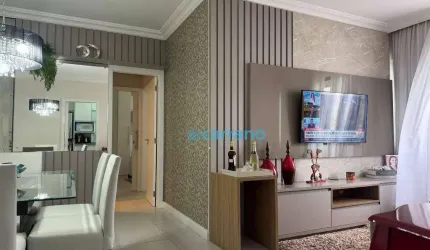 Apartamento MOBILIADO E DECORADO com 2 dormitórios(1 suíte) à venda, 66 m² por R$ 749.000 - Centro - Florianópolis/SC