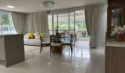 Cobertura MOBILIADA, EQUIPADA E DECORADA com 3 dormitórios para alugar, 203 m² por R$ 11.000/mês - Córrego Grande - Florianópolis/SC