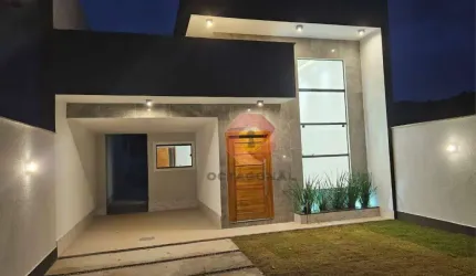 Casa com 3 dormitórios à venda, 122 m² por R$ 670.000,00 - Jardim Atlântico Oeste - Maricá/RJ