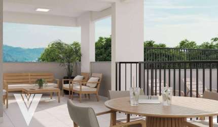 Apartamento com 2 dormitórios à venda, 56 m² por R$ 449.000,00 - Água Verde - Blumenau/SC