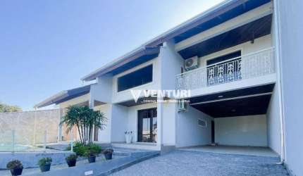 Casa com 4 dormitórios, sendo 1 suíte com closet e hidromassagem à venda, 250 m² por R$ 999.000 - Ponta Aguda - Blumenau/SC