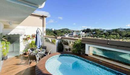 Apartamento com 3 dormitórios à venda, 205 m² por R$ 1.600.000,00 - Velha - Blumenau/SC