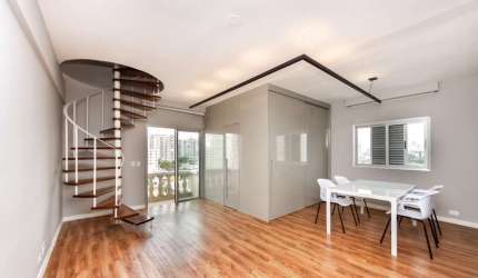 Duplex para venda com 1 quarto, sendo 1 suíte, 94m²