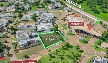 Lote em condomínio para venda, 618m²