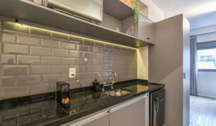Flat para venda com 1 quarto, sendo 1 suíte, 27m²