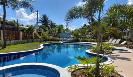 Village térreo 2 suites 80m2 com garden 02 vagas em Itacimirim na Praia da Espera