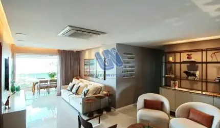 Hemisphere 360 decorado e nascente 4 quartos revertido para 3 suítes + closet enorme 142m2 em Pituaçu
