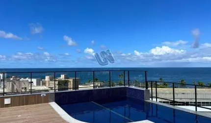 Apartamento quarto e sala com 45m2 na Ondina 01 vaga de garagem