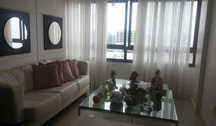 Excelente cobertura nascente 4 Quartos sendo 2 Suítes decorada com vista mar 260m2 na Pituba