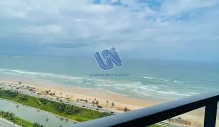 Apartamento Três Suítes, Nascente  Pé na areia em Jaguaribe com Maravilhosa Vista Mar