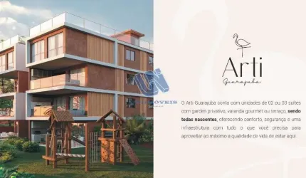 Apartamento 2 Suítes 77,96m2 em Guarajuba - Camaçari