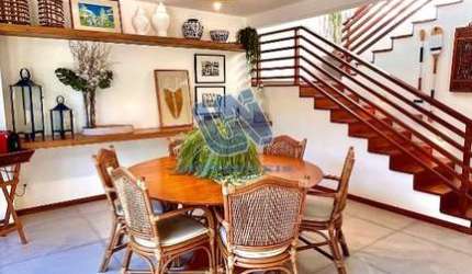 Casa Duplex em Condomínio 5 suítes 630,00m2 em Piscinas Naturais II - Praia do Forte