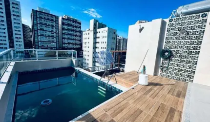 Cobertura Triplex 378m2 4 quartos sendo 2 suítes a venda na Pituba