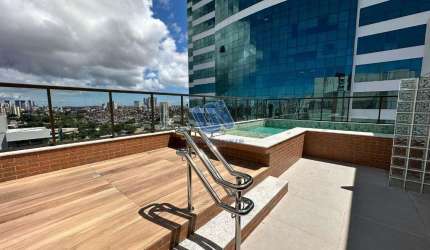 Apartamento tipo Studio com varanda 25m2 no Caminho das Árvores