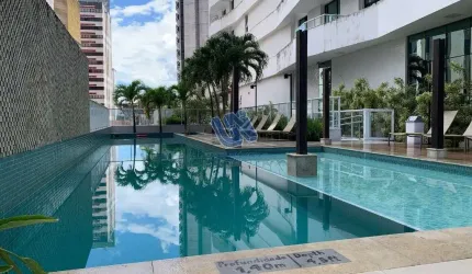 Apartamento Mobiliado e Decorado 2 suítes com 62m2 no Caminho das Árvores