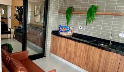 Apartamento Novo Alto Padrão 2 Suites 2 Vagas Varanda Gourmet e Vista para o Mar