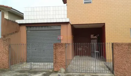 Sobrado com Salão Comercial no Bairro Pauliceia em São Bernardo do Campo.