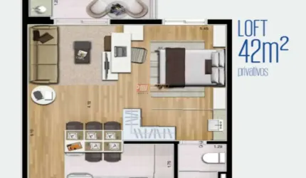 Loft no Bairro Jardim do Mar em São Bernardo do Campo