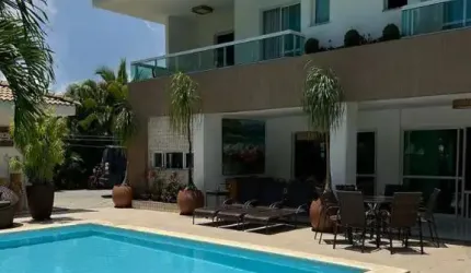 casa venda nova condominio Encontro das Águas 5 suites energia solar
