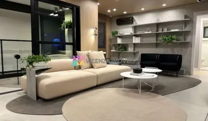 Apartamento com design moderno, com 2 suítes, área privativa de 107m², bairro  Atiradores, Joinville/SC.