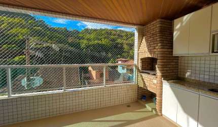 Apartamento 90m² com 2 quartos sendo 1 suíte na Praia das Toninhas Ubatuba