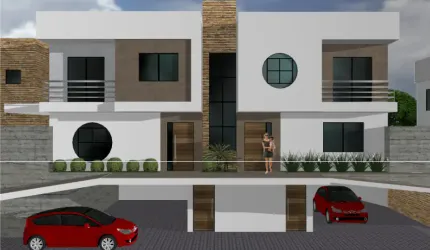 Sobrados com 4 vagas de Garagem