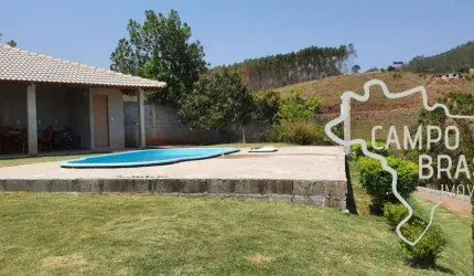 Linda chácara formada em Paraibuna! Com casa, piscina e quiosque!