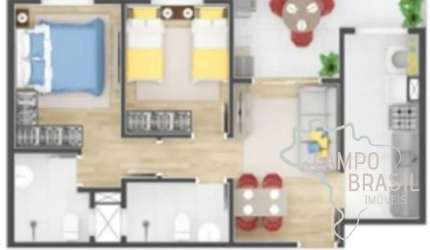 APARTAMENTO 57,14M² EM SANTANA - ZONA NORTE DE SÃO JOSÉ DOS CAMPOS !