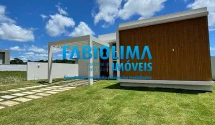Casa térrea 4/4 suítes, Alphaville Litoral Norte, Abrantes