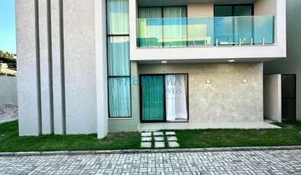 Casa a venda condomínio, 4/4, suítes, Miragem, Buraquinho, Lauro de Freitas