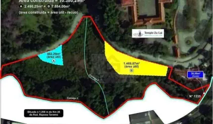 Área à venda, 14 m² por R$ 5.900.000,00 - Granja Viana - Cotia/SP
