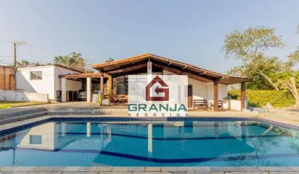 OPORTUNIDADE! Imóvel com 5 dorms (3 suítes), piscina, sauna, churrasqueira, home theater à venda, 626 m² por R$ 2.500.000 - Granja Viana - Cotia/SP