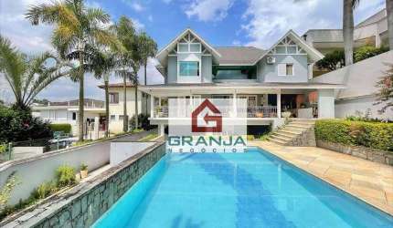 Casa com 4 dormitórios à venda, 632 m² por R$ 2.790.000,00 - Granja Viana - Cotia/SP