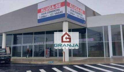 Galpão Comercial com excelente Oportunidade para Supermercado - 1248m2 e 121 vagas