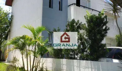 Belíssima Casa com 3 dormitórios/01 suíte  à venda, 110 m² por R$ 720.000 - Paisagem Renoir - Cotia/SP