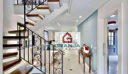 Elegante Imóvel repleto de ármarios, 3 suítes e 1 dormitório, área gourmet, closet,  à venda, 250 m² por R$ 1.340.000 - São Paulo II - Cotia/SP