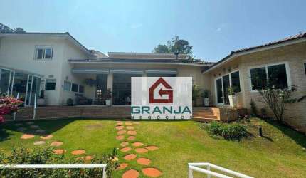 Imóvel Luxuoso de Alto Padrão com 8 suítes, Apto de funcionários, piscina, sauna, hidro, home office! à venda, 849 m² por R$ 8.900.000 - Atibaia/SP