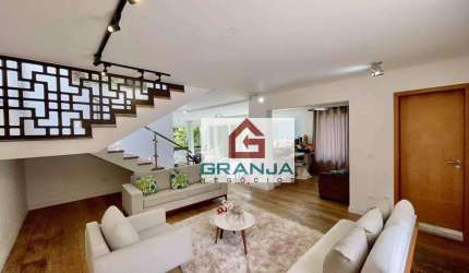 Aldeia da Fazendinha - 4 dorms/2suítes - Moderna, gourmet, piscina e privacidade! 386 m² por R$ 1.650.000 - Pousada dos Bandeirantes/Carapicuíba