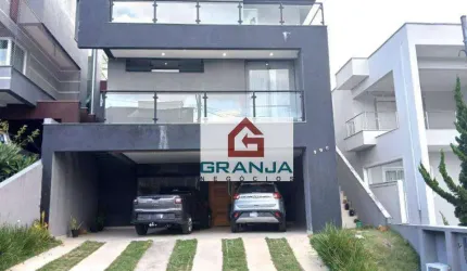 Excelente Casa com 2 suítes, piscina, churrasqueira, home office! para alugar, 220 m² por R$ 7.500/mês - Cond. Palm Hills - Cotia/SP